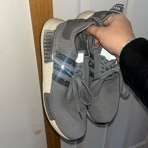 Rhinestoned adidas sneakers by Pink Ivy